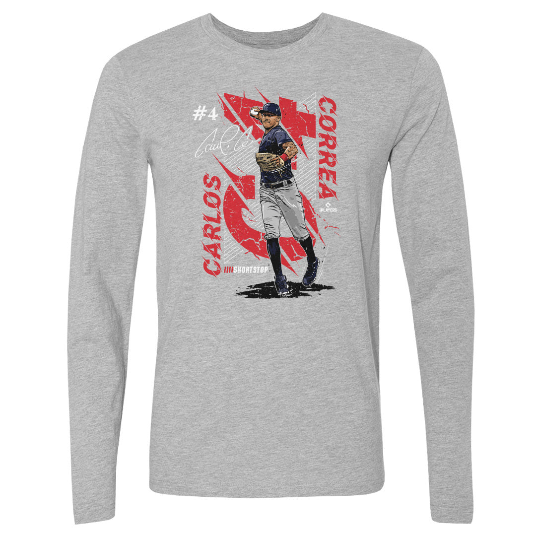 Carlos Correa Men&#39;s Long Sleeve T-Shirt | 500 LEVEL