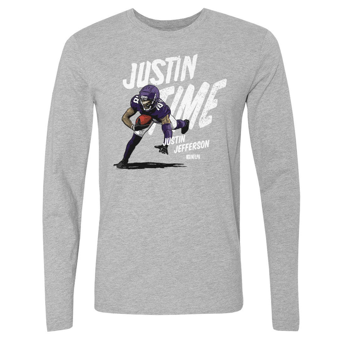 Justin Jefferson Men&#39;s Long Sleeve T-Shirt | 500 LEVEL