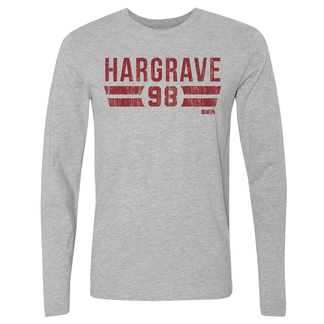 Javon Hargrave Men&#39;s Long Sleeve T-Shirt | 500 LEVEL