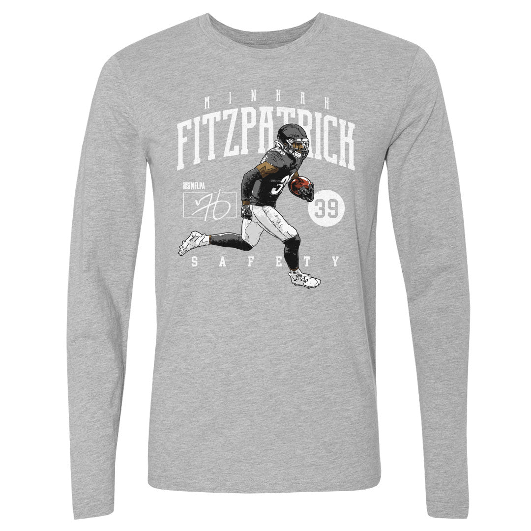 Minkah Fitzpatrick Men&#39;s Long Sleeve T-Shirt | 500 LEVEL