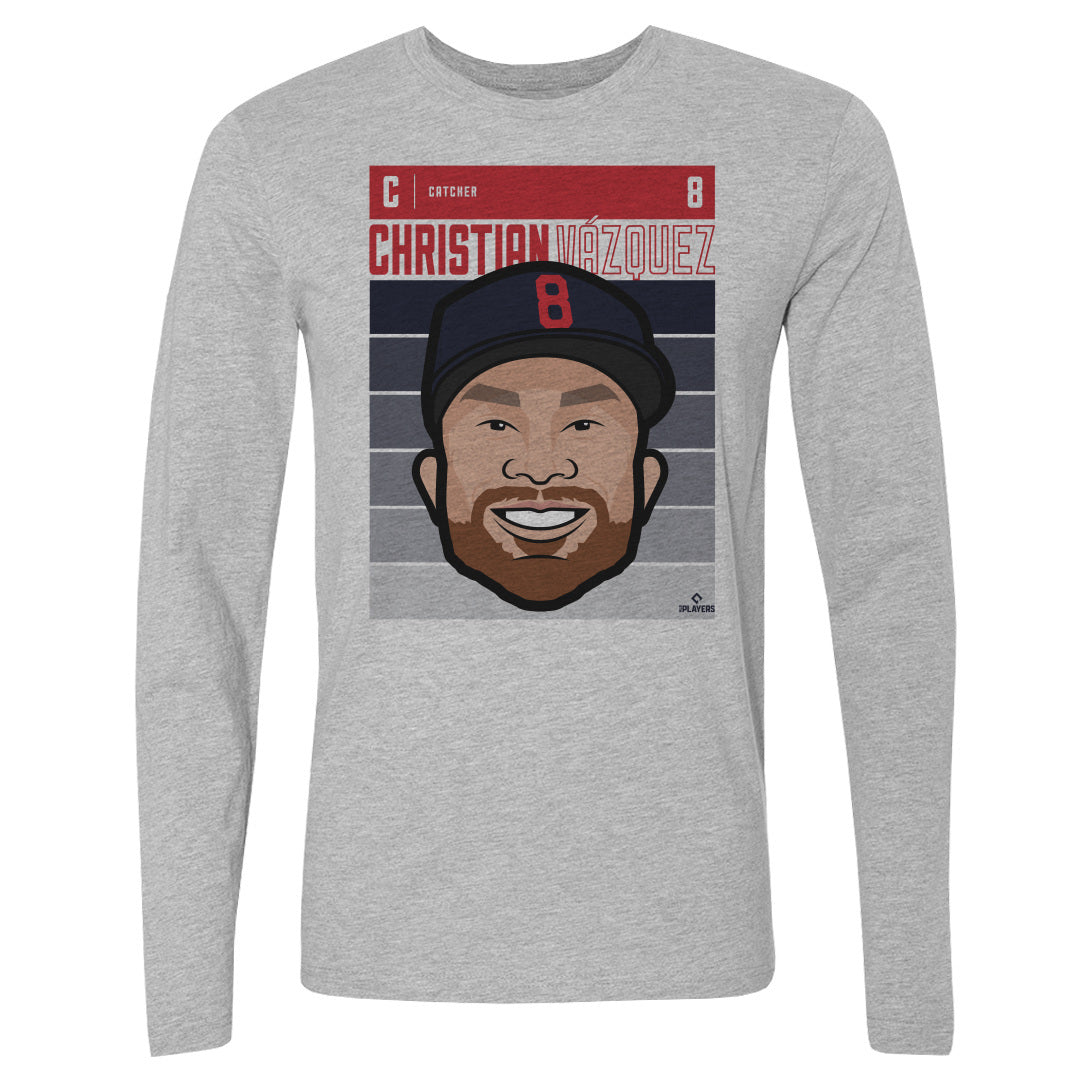 Christian Vazquez Men&#39;s Long Sleeve T-Shirt | 500 LEVEL