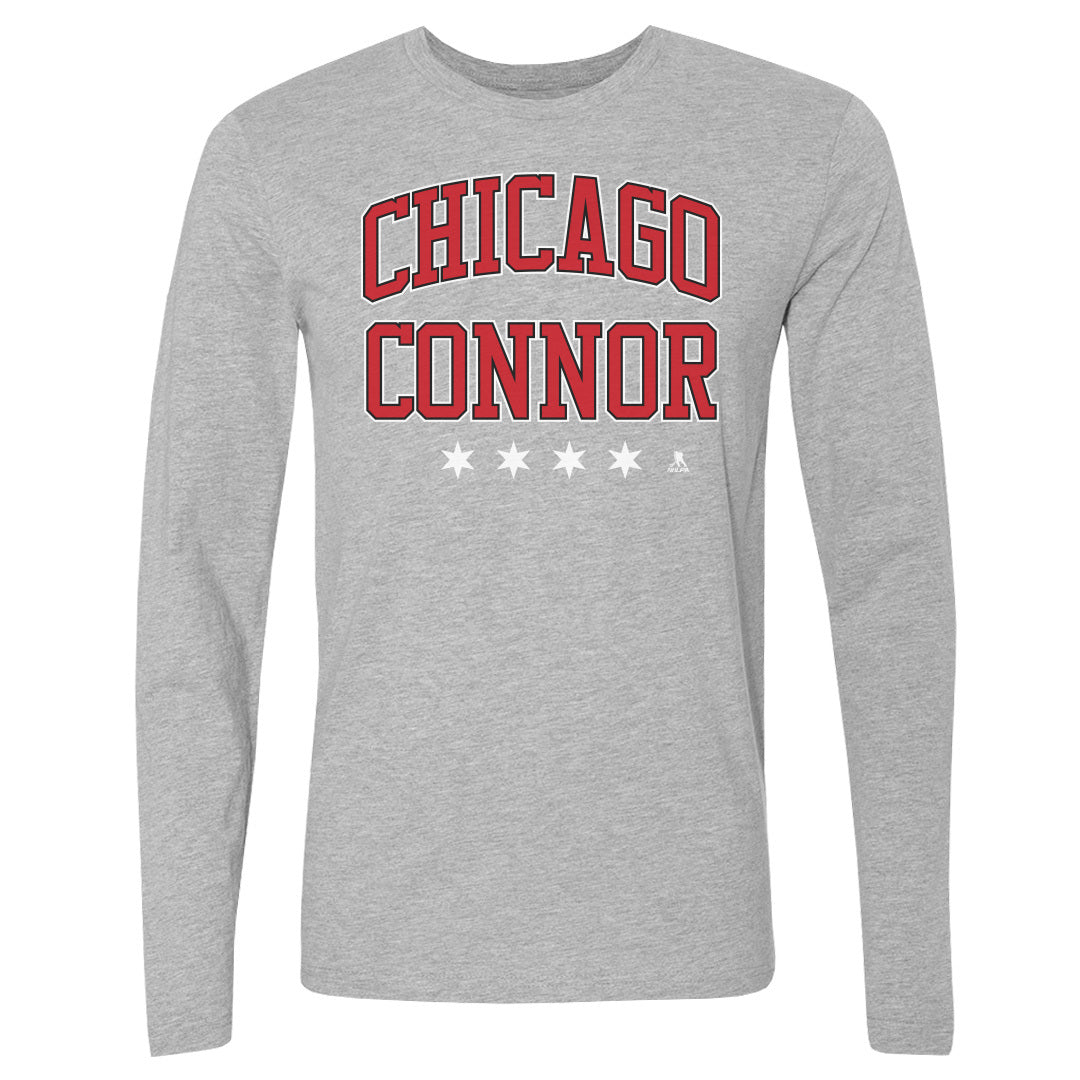 Connor Bedard Men&#39;s Long Sleeve T-Shirt | 500 LEVEL