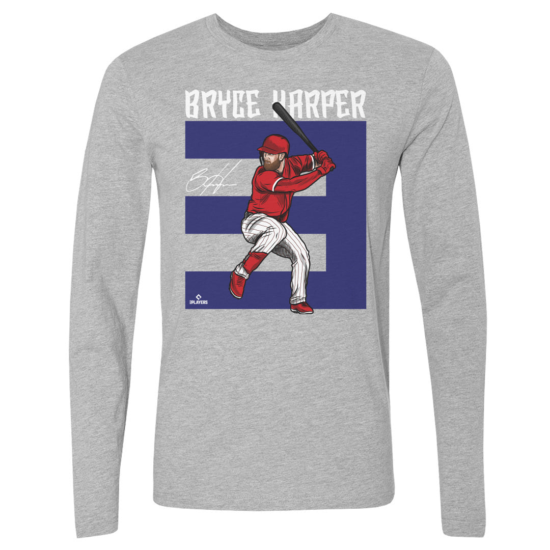 Bryce Harper Men&#39;s Long Sleeve T-Shirt | 500 LEVEL