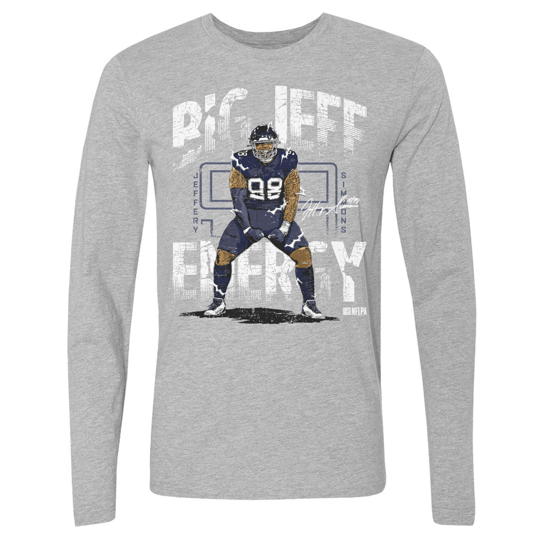 Jeffery Simmons Men&#39;s Long Sleeve T-Shirt | 500 LEVEL