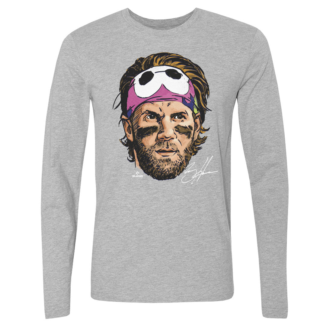 Bryce Harper Men&#39;s Long Sleeve T-Shirt | 500 LEVEL