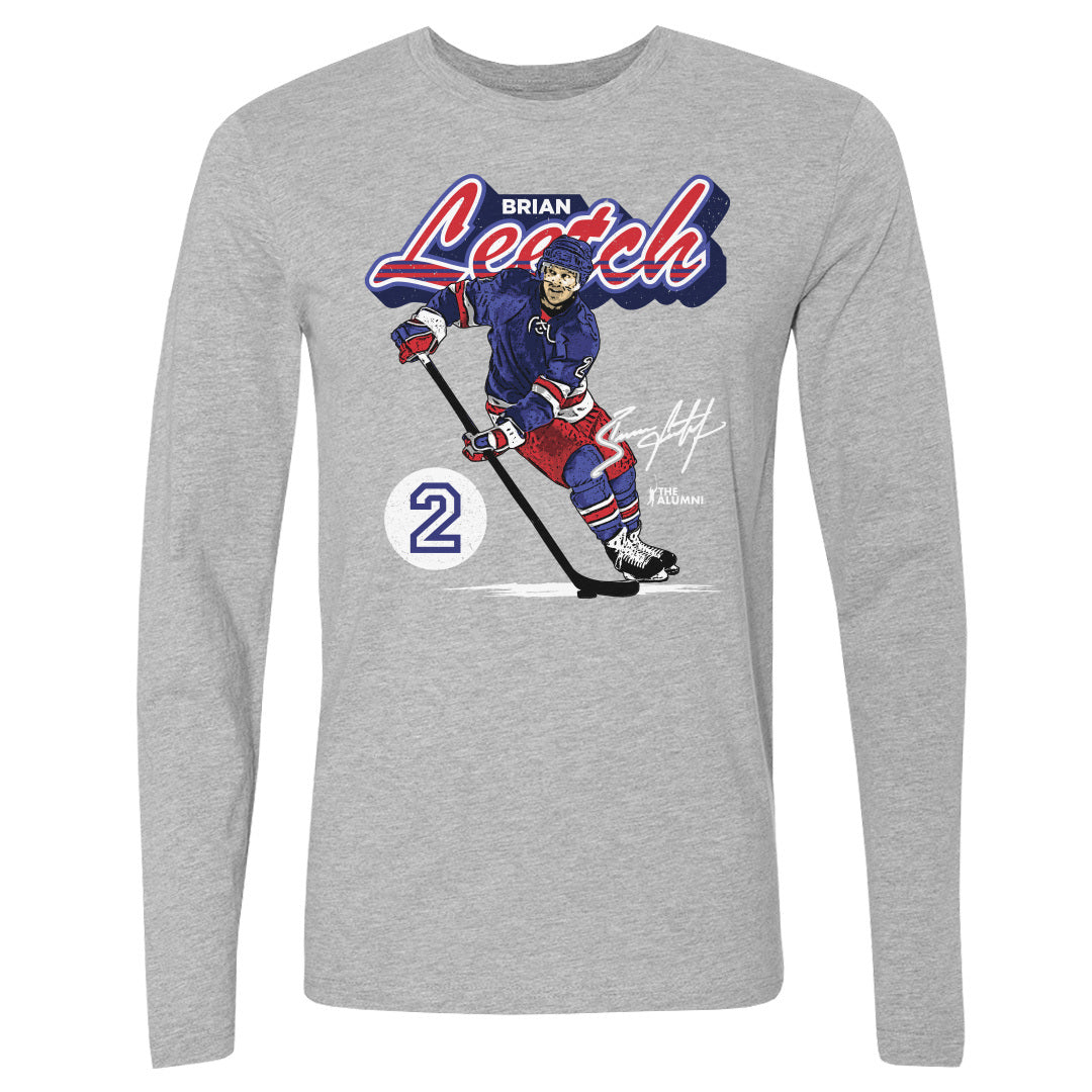 Brian Leetch Men&#39;s Long Sleeve T-Shirt | 500 LEVEL