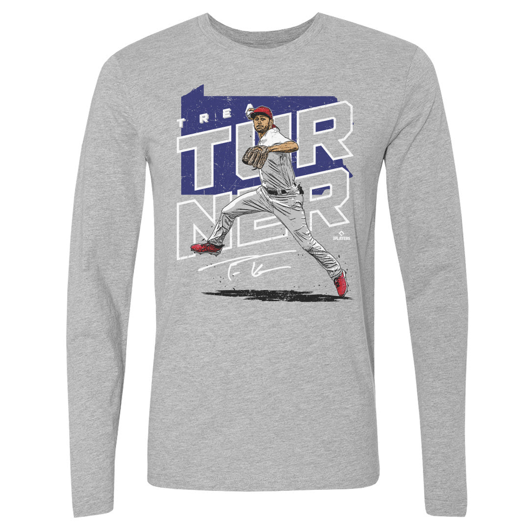 Trea Turner Men&#39;s Long Sleeve T-Shirt | 500 LEVEL