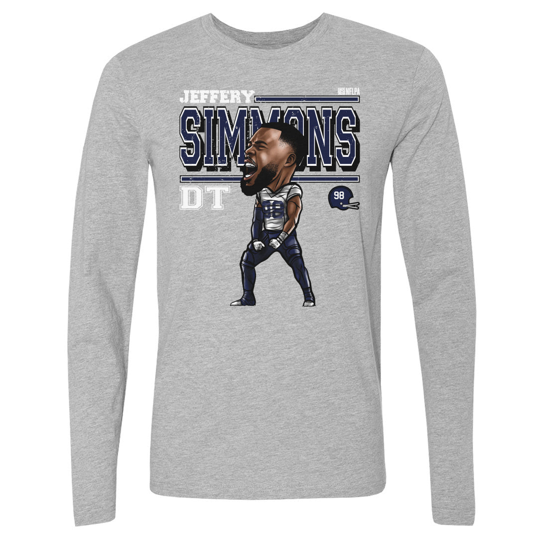 Jeffery Simmons Men&#39;s Long Sleeve T-Shirt | 500 LEVEL