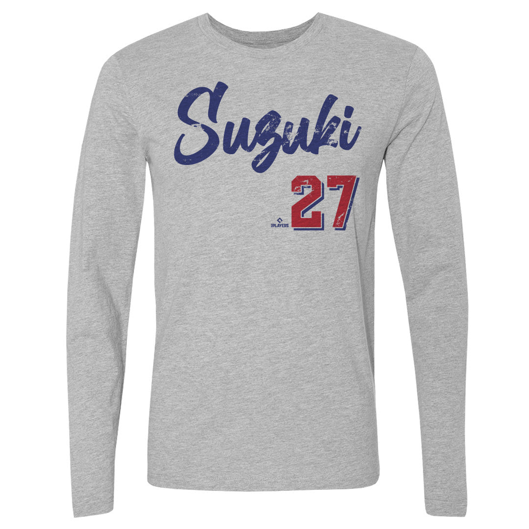 Seiya Suzuki Men&#39;s Long Sleeve T-Shirt | 500 LEVEL