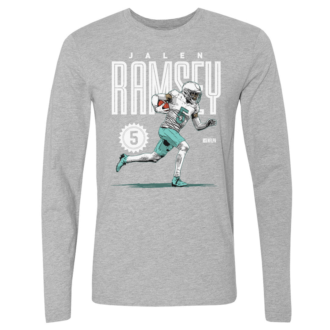 Jalen Ramsey Men's Long Sleeve T-Shirt, Miami Football Men's Long Sleeve T- Shirt