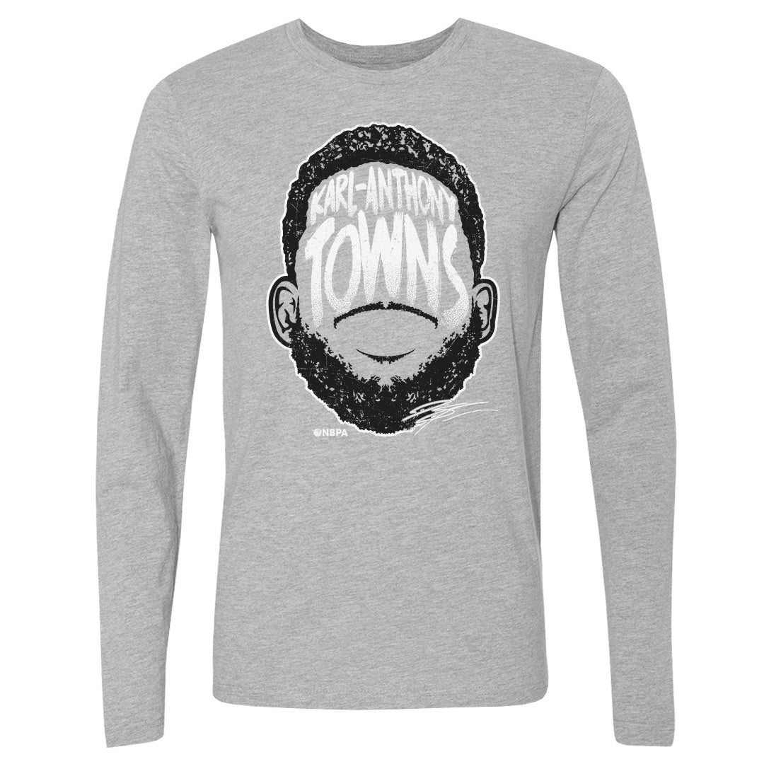 Karl-Anthony Towns Men&#39;s Long Sleeve T-Shirt | 500 LEVEL