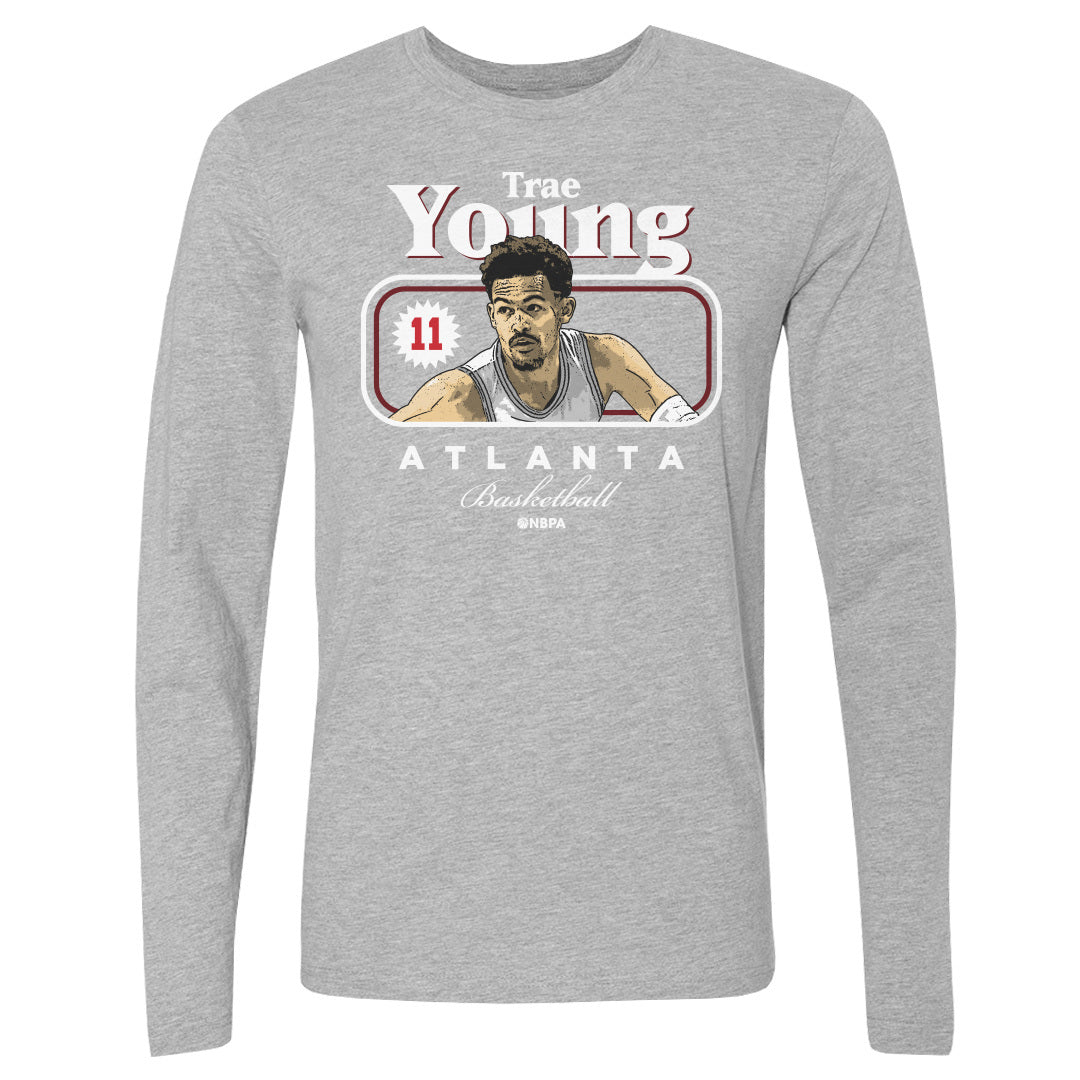 Trae Young Men&#39;s Long Sleeve T-Shirt | 500 LEVEL