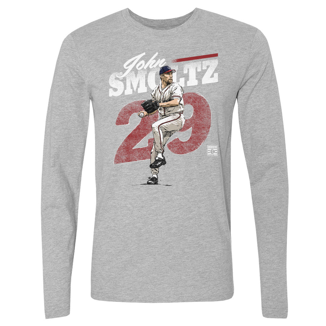 John Smoltz Men&#39;s Long Sleeve T-Shirt | 500 LEVEL