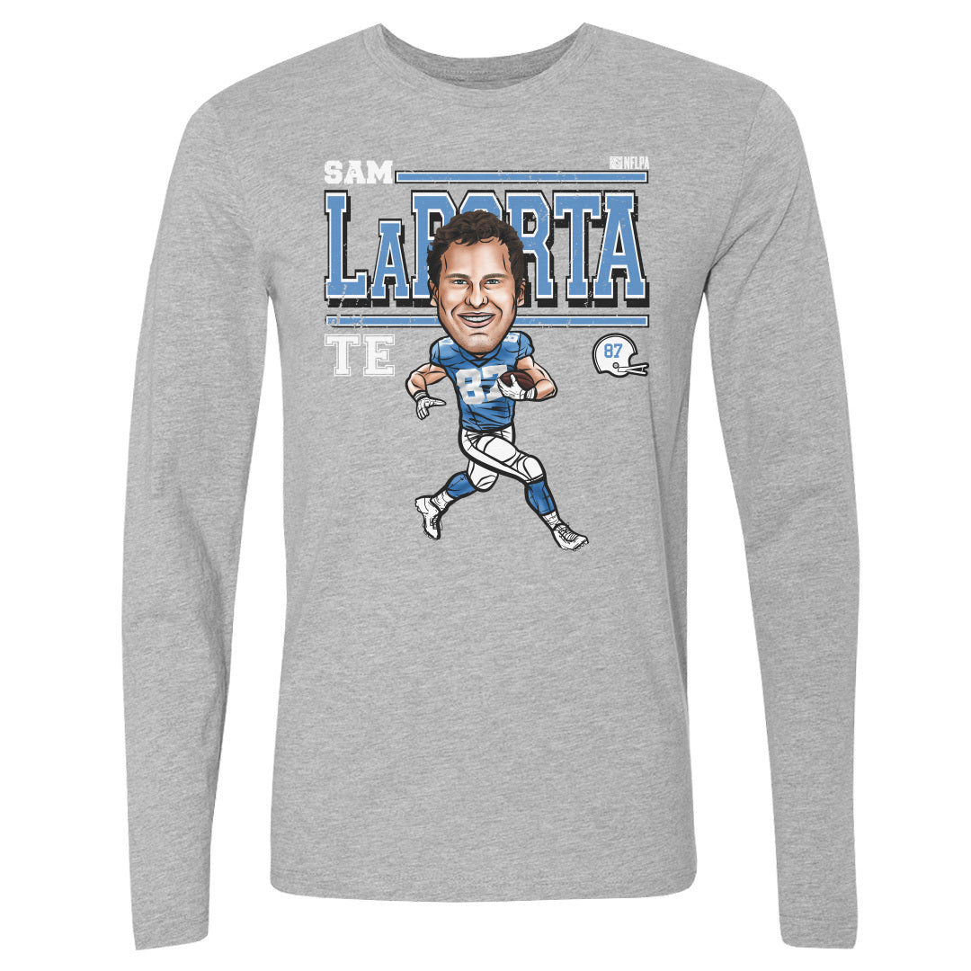 Sam LaPorta Men&#39;s Long Sleeve T-Shirt | 500 LEVEL