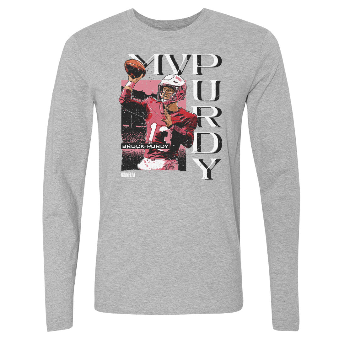 Brock Purdy Men&#39;s Long Sleeve T-Shirt | 500 LEVEL