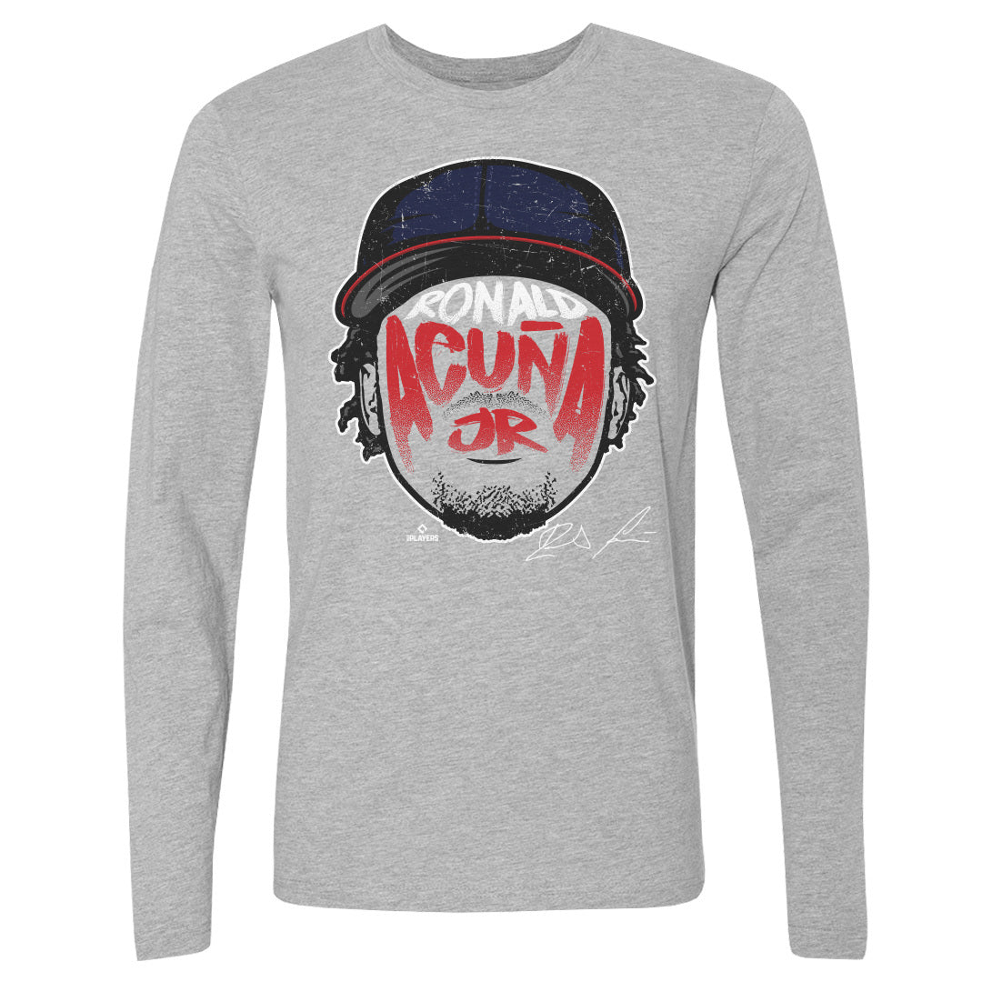 Ronald Acuna Jr. Men&#39;s Long Sleeve T-Shirt | 500 LEVEL