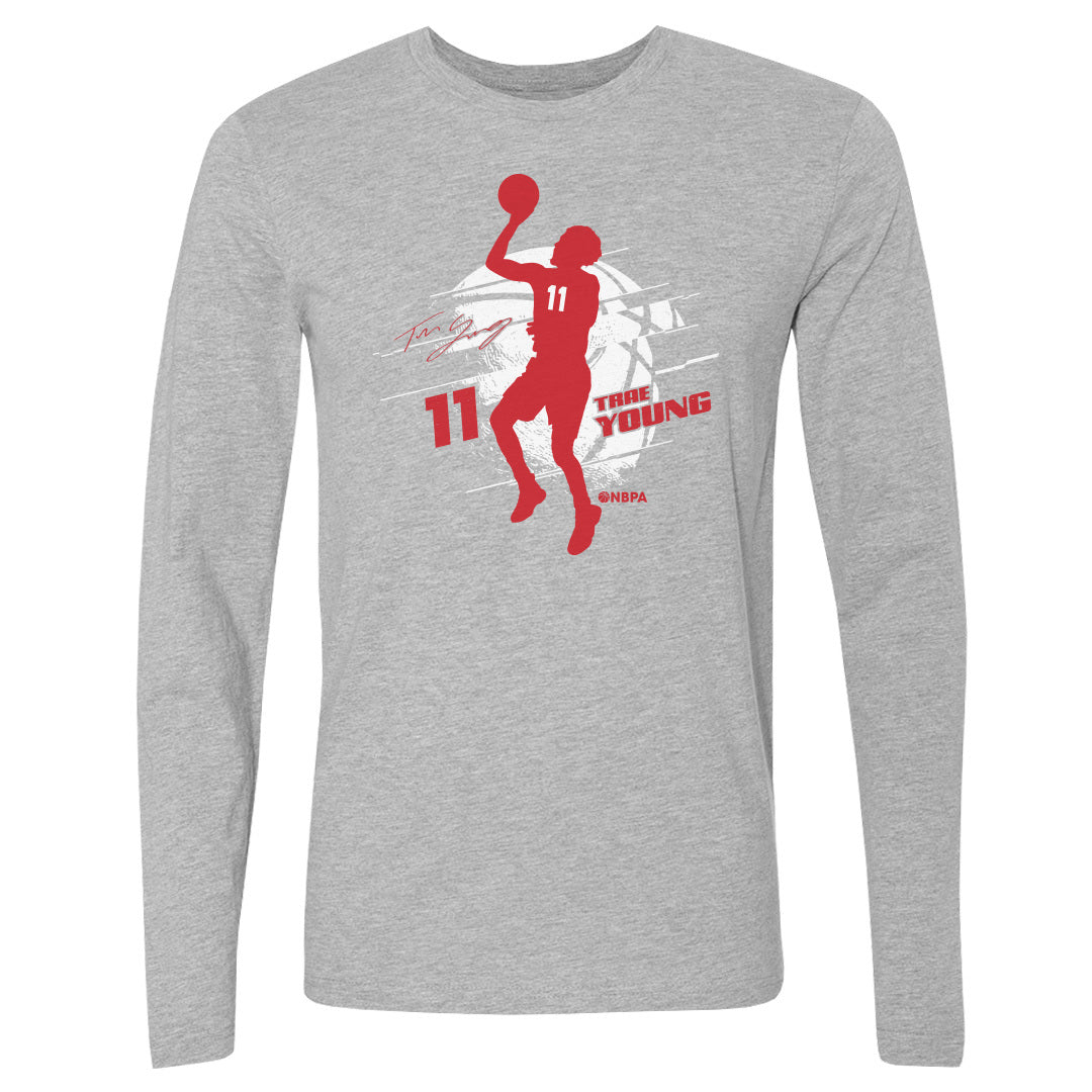 Trae Young Men&#39;s Long Sleeve T-Shirt | 500 LEVEL