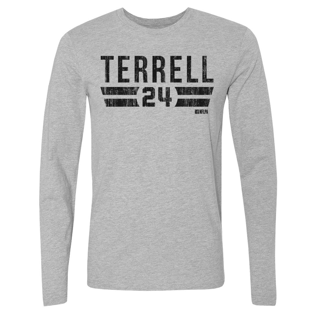 A.J. Terrell Men&#39;s Long Sleeve T-Shirt | 500 LEVEL