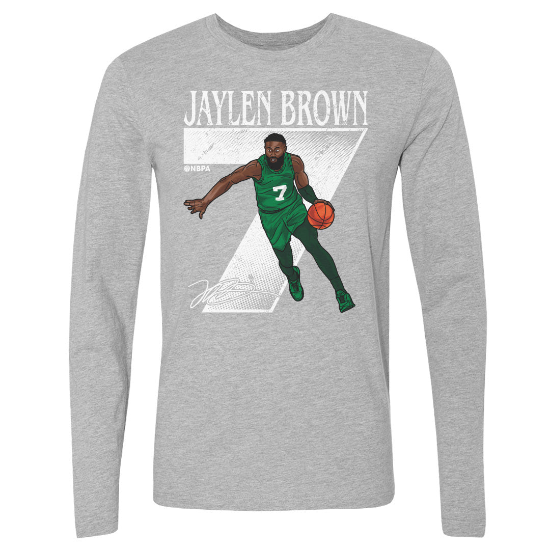 Jaylen Brown Men&#39;s Long Sleeve T-Shirt | 500 LEVEL