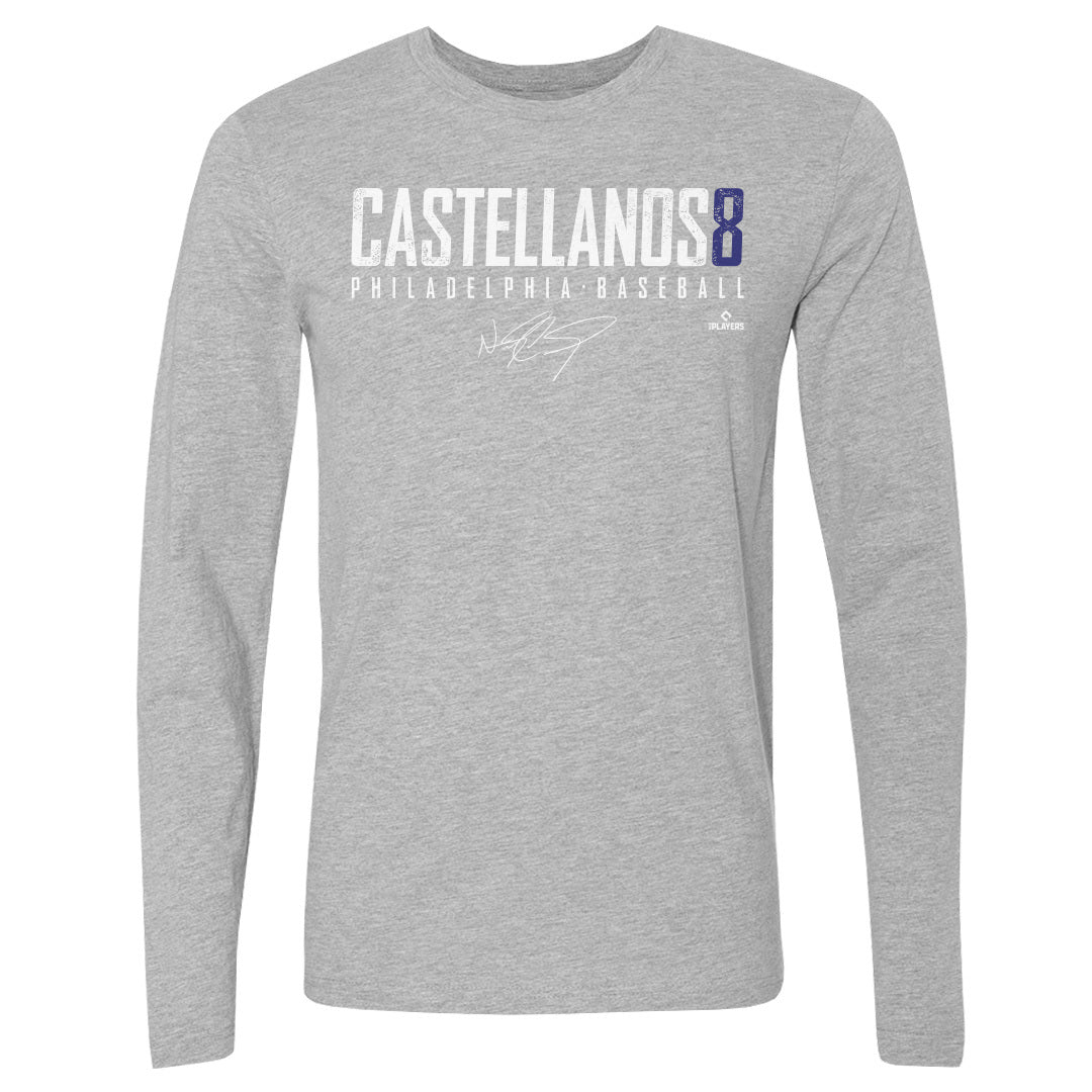 Nick Castellanos Men&#39;s Long Sleeve T-Shirt | 500 LEVEL