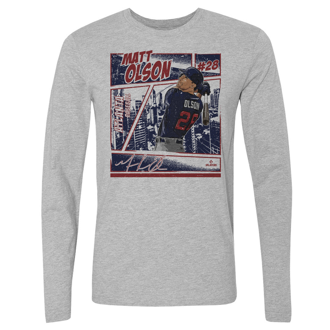 Matt Olson Men&#39;s Long Sleeve T-Shirt | 500 LEVEL