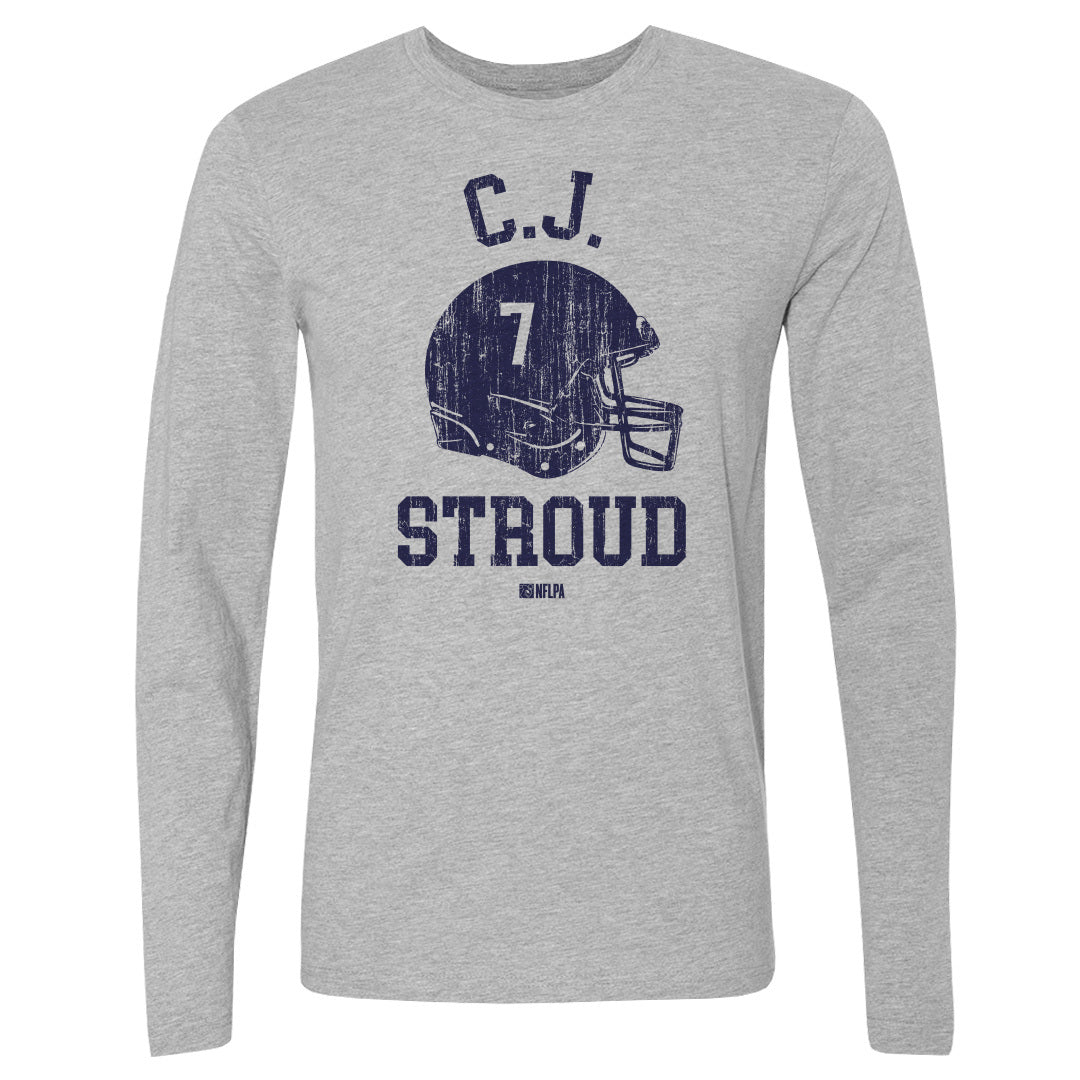 C.J. Stroud Men&#39;s Long Sleeve T-Shirt | 500 LEVEL