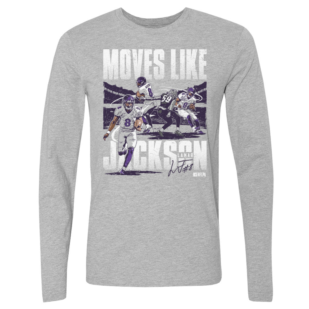 Lamar Jackson Men&#39;s Long Sleeve T-Shirt | 500 LEVEL