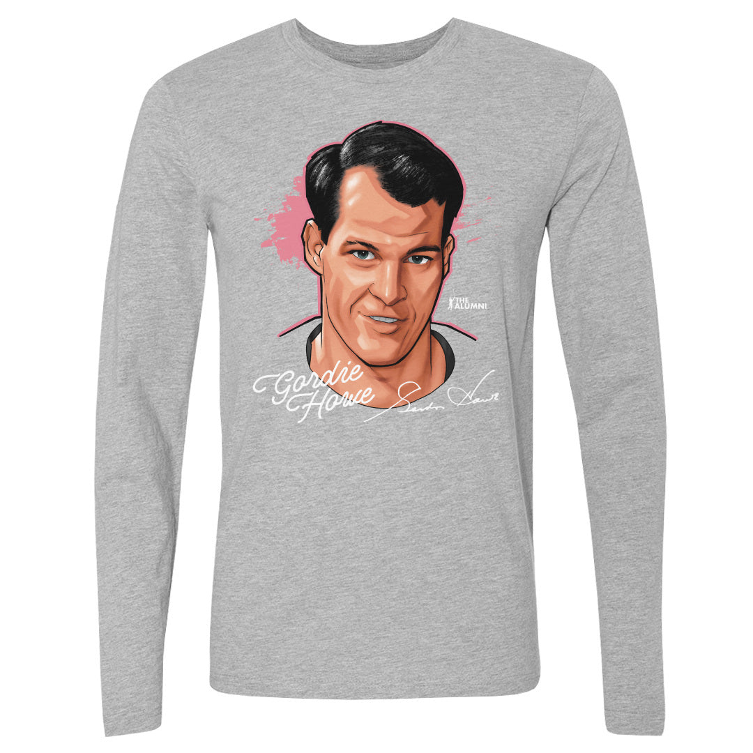 Gordie Howe Men&#39;s Long Sleeve T-Shirt | 500 LEVEL