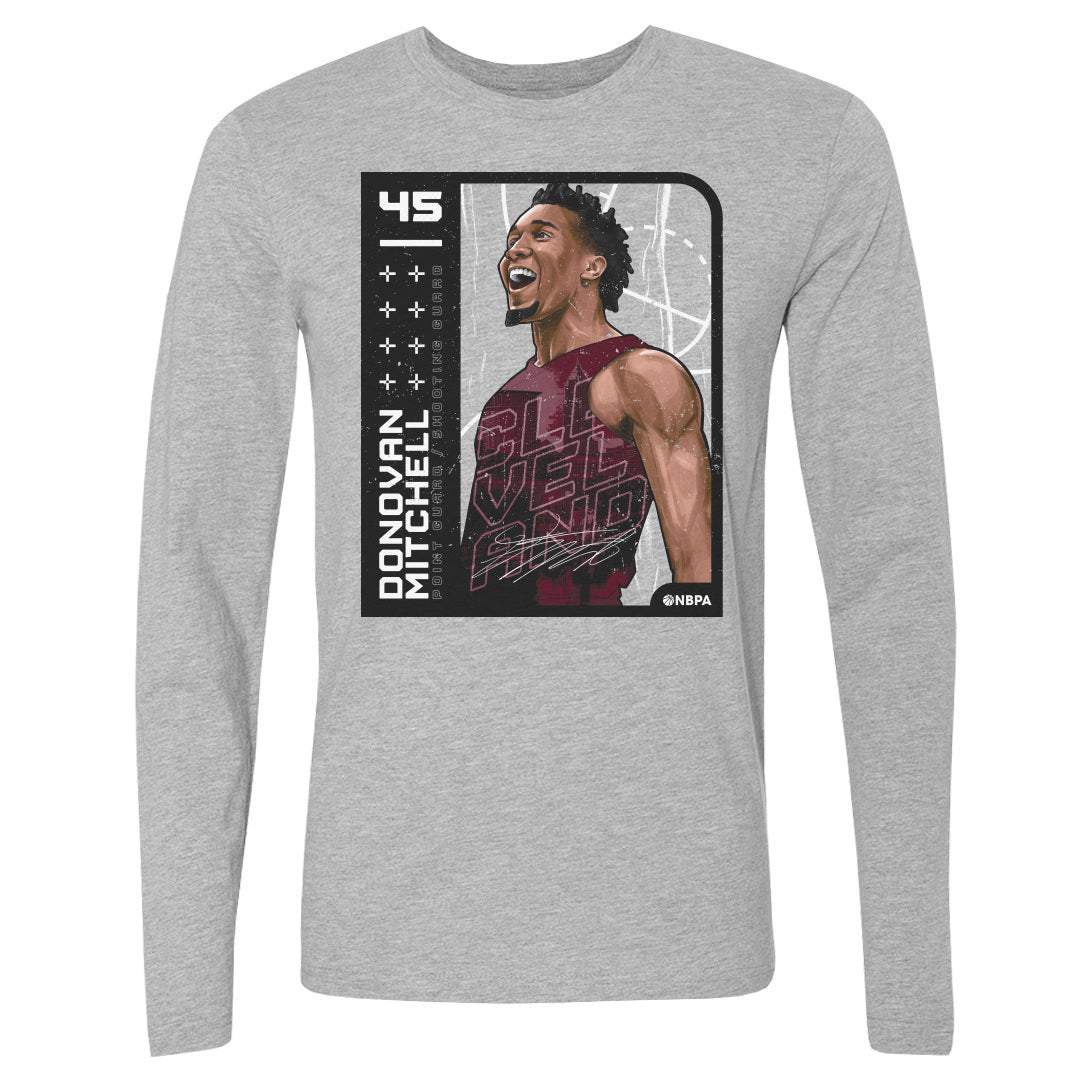 Donovan Mitchell Men&#39;s Long Sleeve T-Shirt | 500 LEVEL