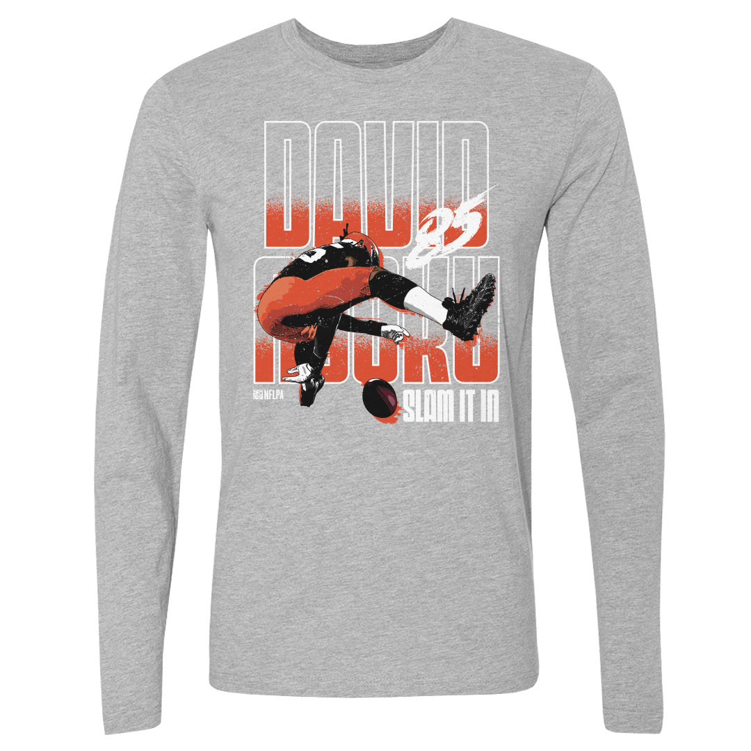 David Njoku Men&#39;s Long Sleeve T-Shirt | 500 LEVEL