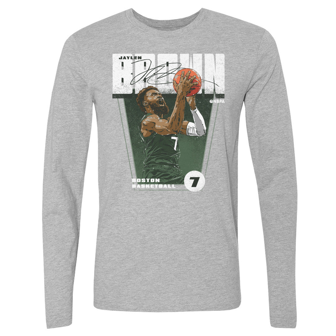 Jaylen Brown Men&#39;s Long Sleeve T-Shirt | 500 LEVEL