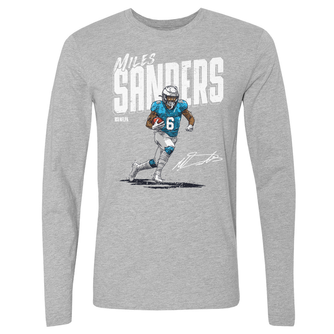 Miles Sanders Men&#39;s Long Sleeve T-Shirt | 500 LEVEL