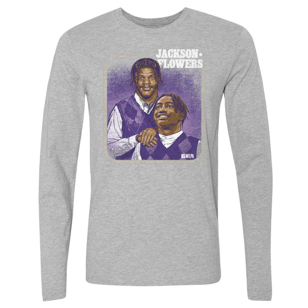 Lamar Jackson Men&#39;s Long Sleeve T-Shirt | 500 LEVEL