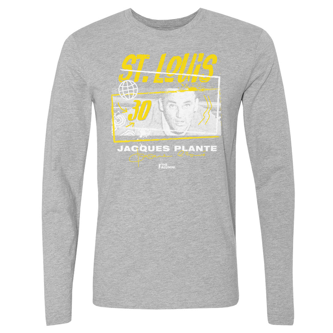 Jacques Plante Men&#39;s Long Sleeve T-Shirt | 500 LEVEL