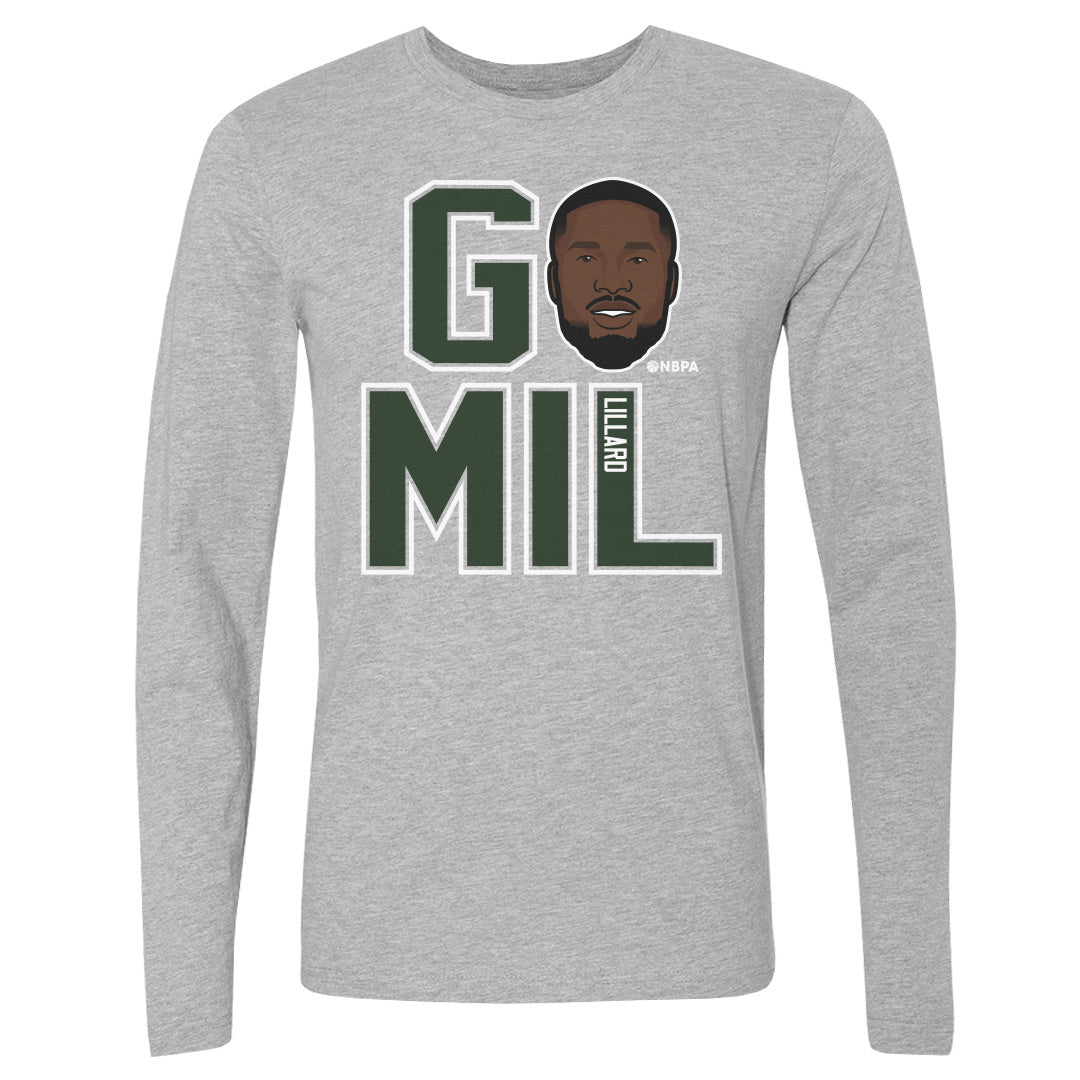 Damian Lillard Men&#39;s Long Sleeve T-Shirt | 500 LEVEL