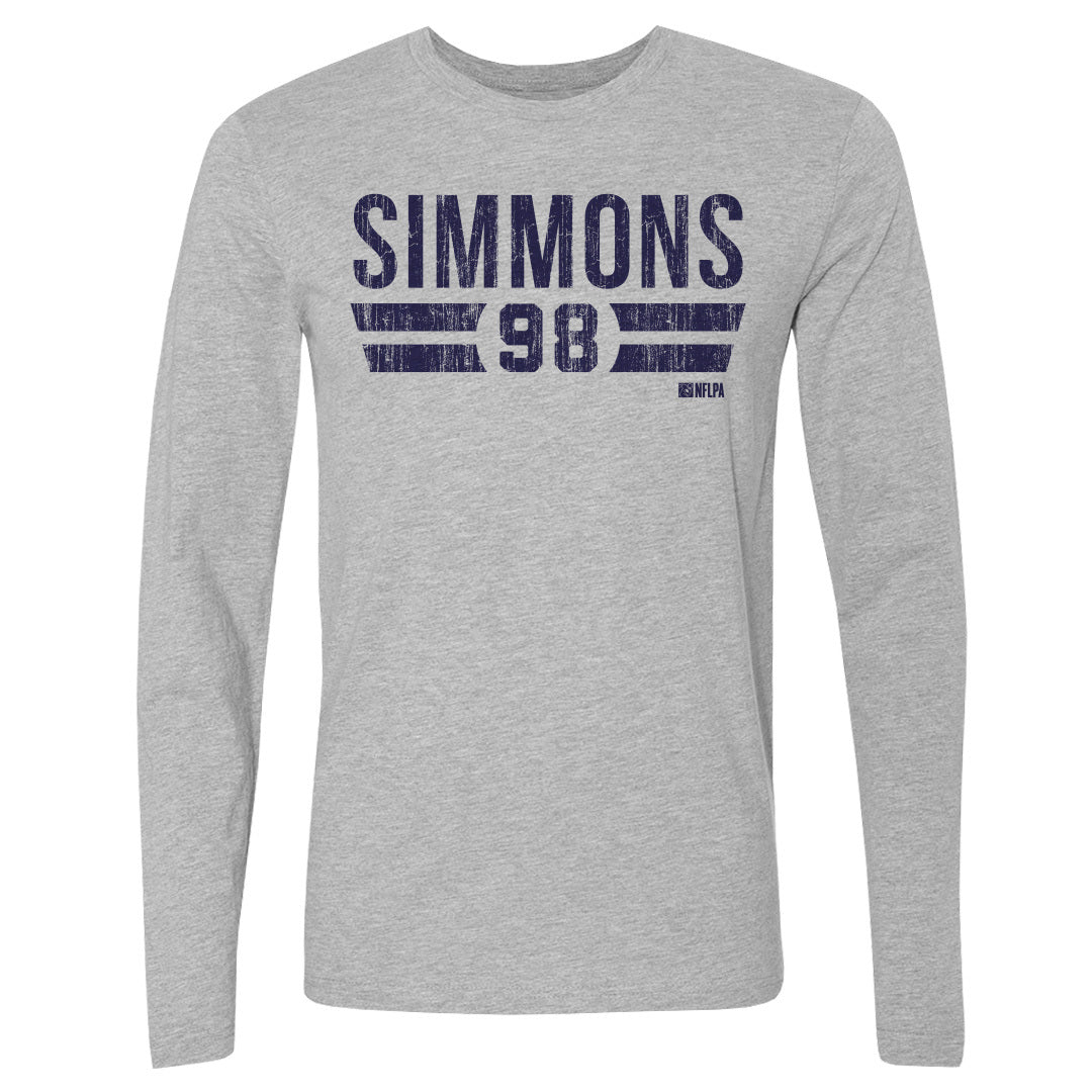 Jeffery Simmons Men&#39;s Long Sleeve T-Shirt | 500 LEVEL