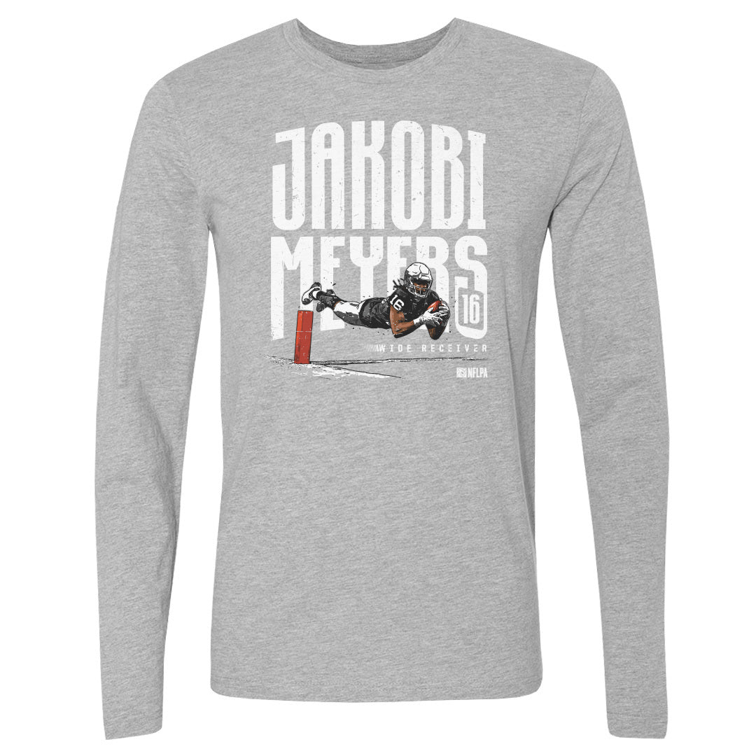 Jakobi Meyers Men&#39;s Long Sleeve T-Shirt | 500 LEVEL