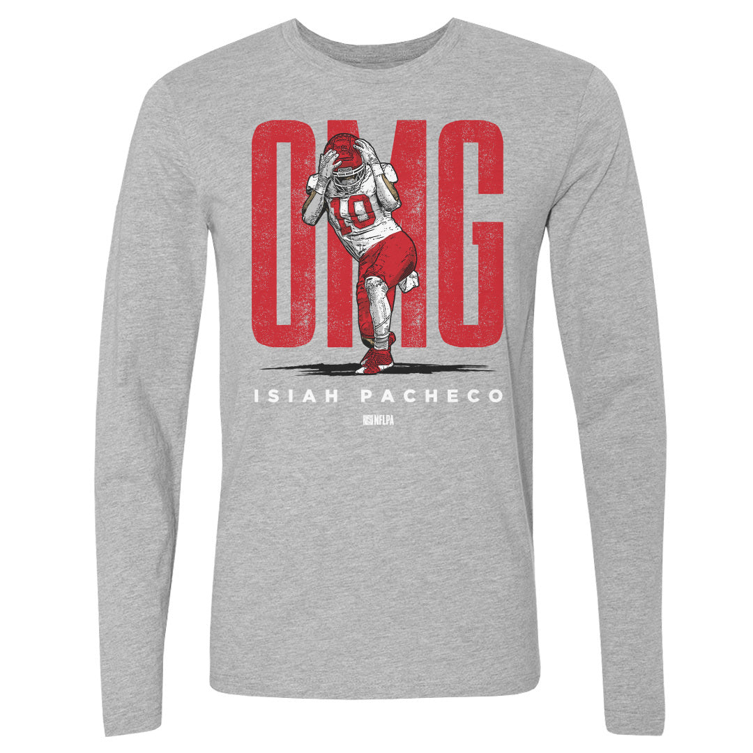 Isiah Pacheco Men&#39;s Long Sleeve T-Shirt | 500 LEVEL