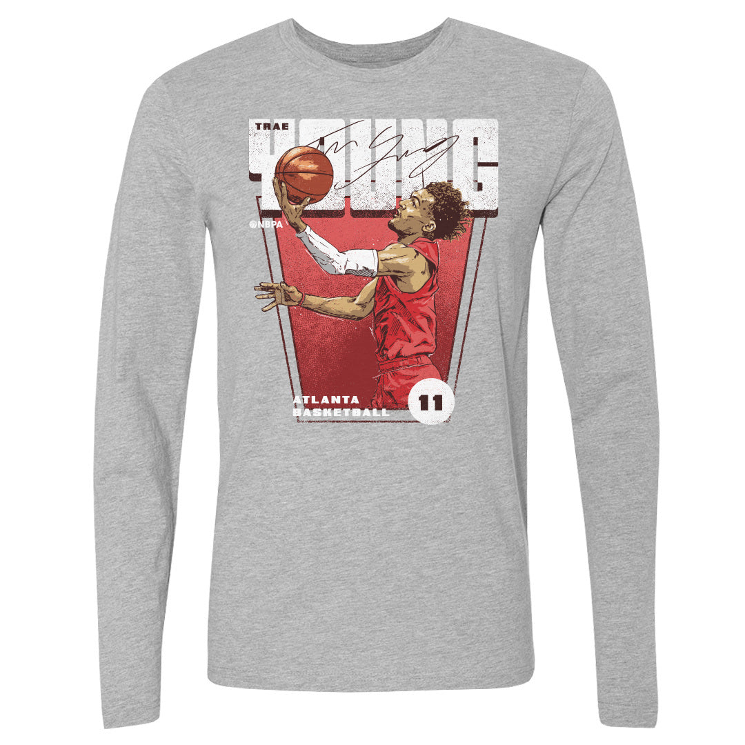 Trae Young Men&#39;s Long Sleeve T-Shirt | 500 LEVEL