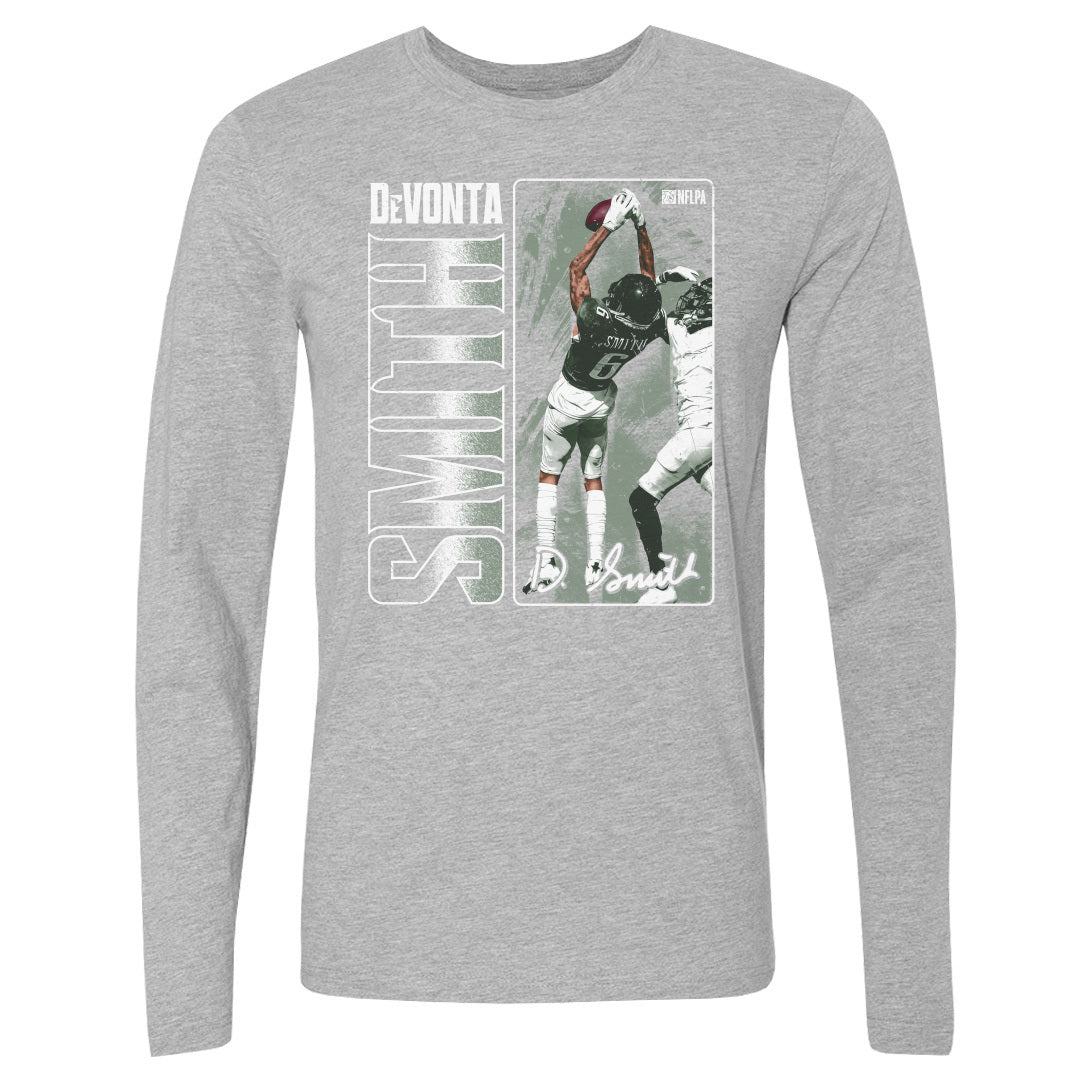 DeVonta Smith Men&#39;s Long Sleeve T-Shirt | 500 LEVEL