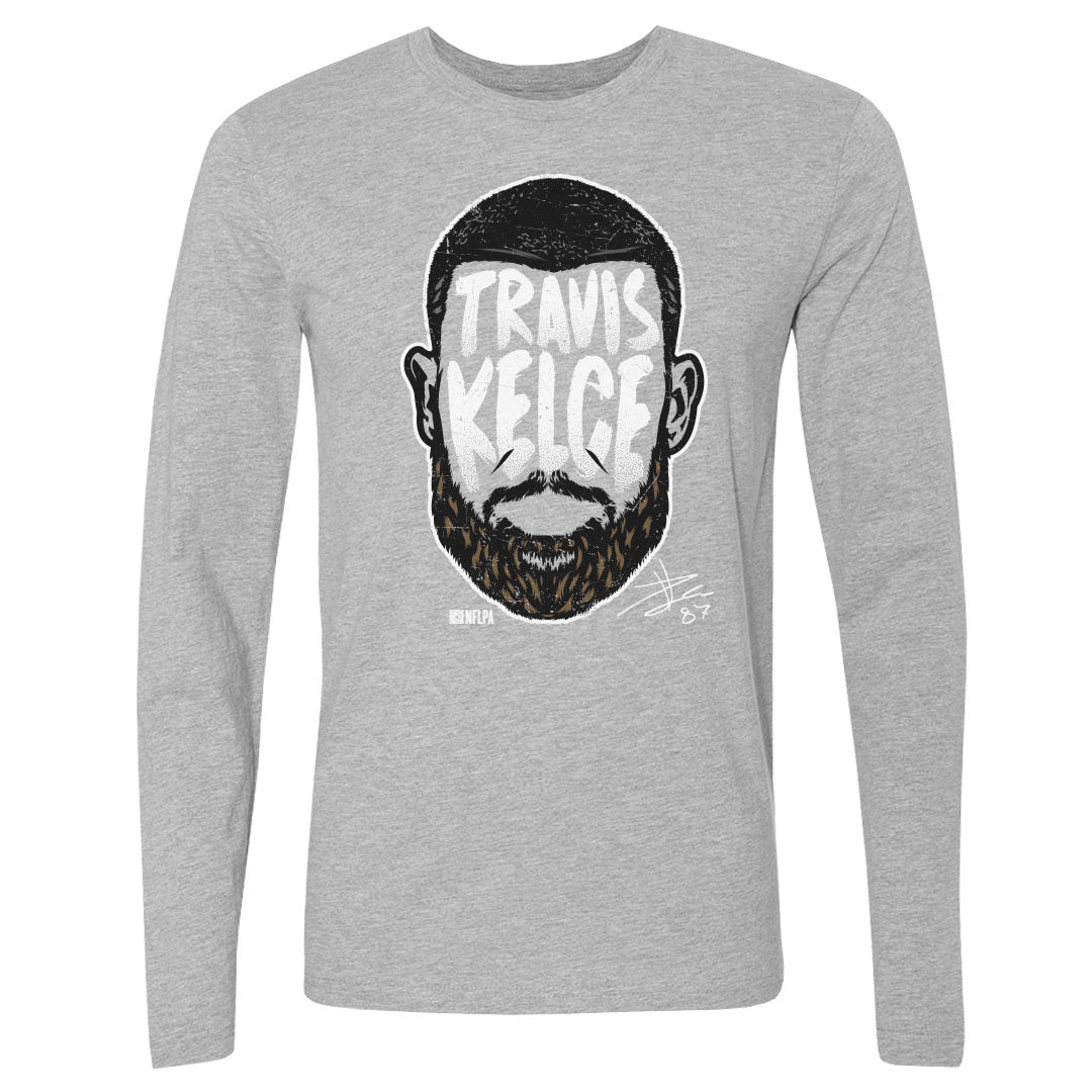 Travis Kelce Men&#39;s Long Sleeve T-Shirt | 500 LEVEL