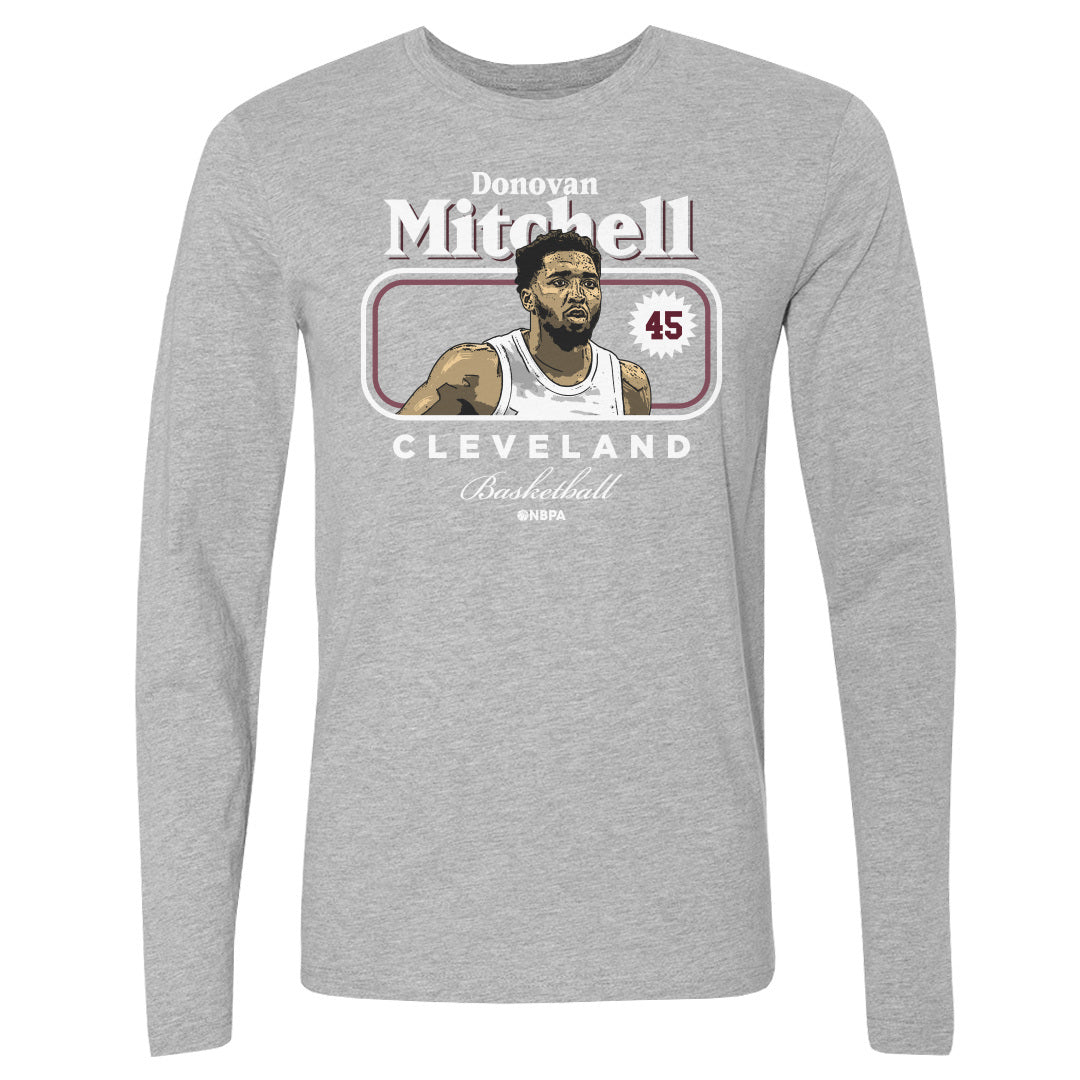 Donovan Mitchell Men&#39;s Long Sleeve T-Shirt | 500 LEVEL