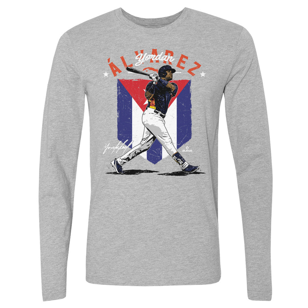 Yordan Alvarez Men&#39;s Long Sleeve T-Shirt | 500 LEVEL