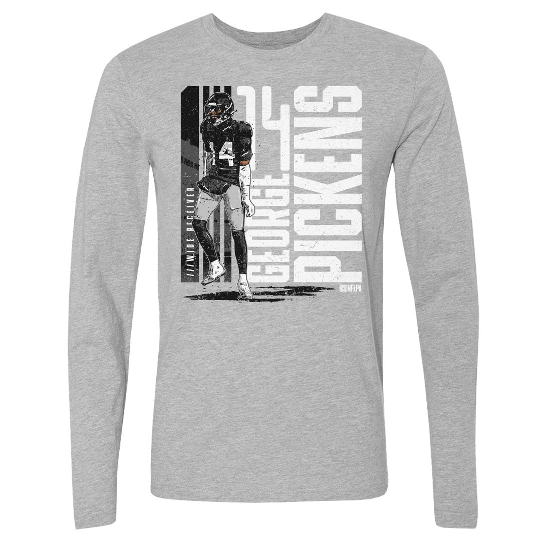 George Pickens Men&#39;s Long Sleeve T-Shirt | 500 LEVEL