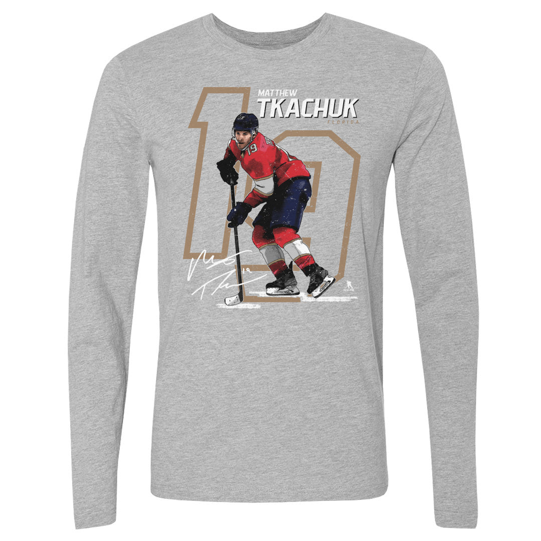 Matthew Tkachuk Men&#39;s Long Sleeve T-Shirt | 500 LEVEL