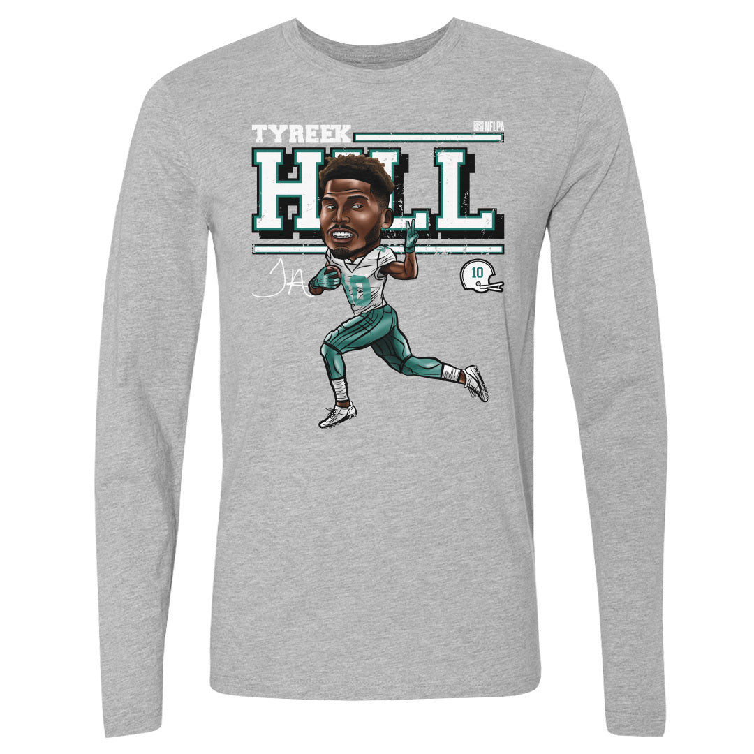 Tyreek Hill Miami Cartoon WHT