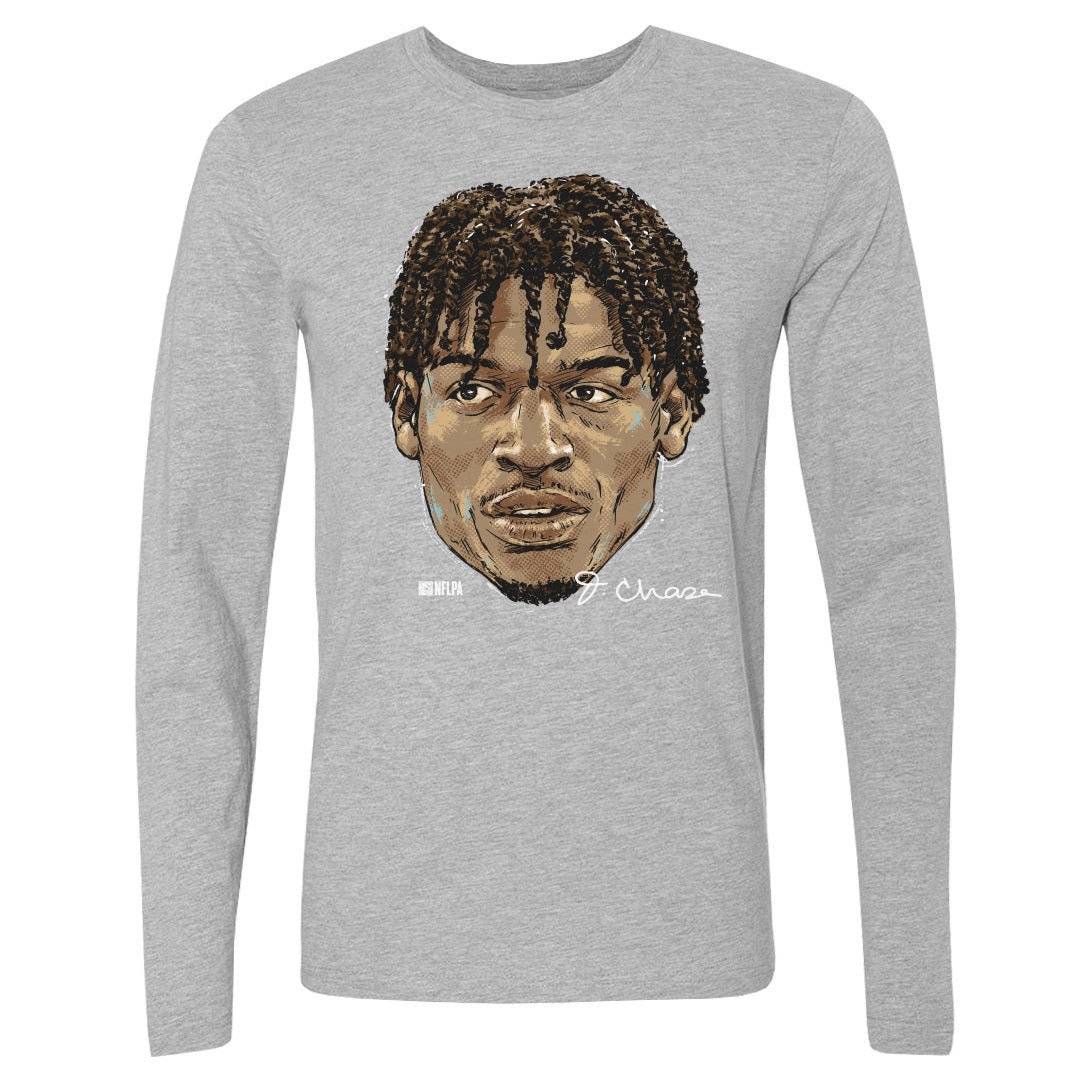 Ja&#39;Marr Chase Men&#39;s Long Sleeve T-Shirt | 500 LEVEL