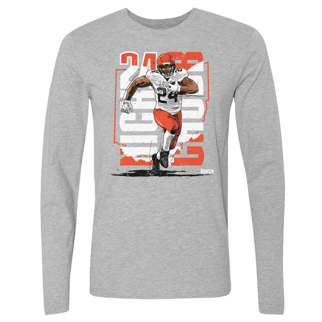 Nick Chubb Men&#39;s Long Sleeve T-Shirt | 500 LEVEL