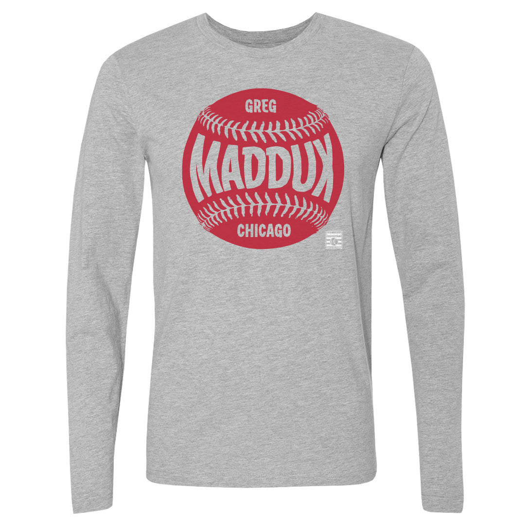 Greg Maddux Men&#39;s Long Sleeve T-Shirt | 500 LEVEL