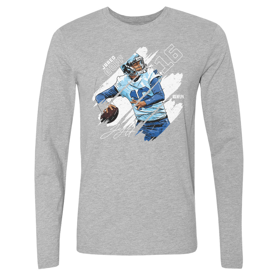 Jared Goff Men&#39;s Long Sleeve T-Shirt | 500 LEVEL